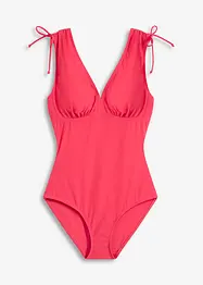 Maillot 1 pièce sculptant à larges bretelles, maintien léger, bonprix