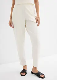 Pantalon en maille piquée, longueur cheville, bonprix
