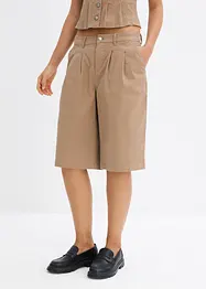 Bermuda long en toile de coton extensible, bonprix