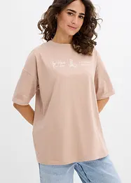 T-shirt long 100% coton, bonprix