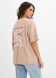 T-shirt long 100% coton, bonprix