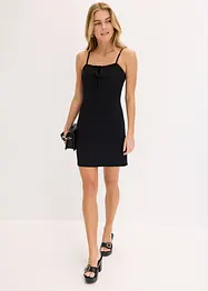 Robe courte avec détail enduit, bonprix