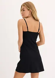 Robe courte avec détail enduit, bonprix