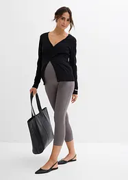 Lot de 2 leggings de grossesse, longueur 3/4, bonprix