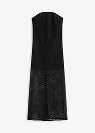 Robe col Bardot avec dentelle, bonprix