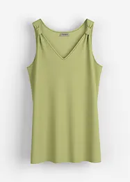 Long débardeur en viscose et lin, bonprix