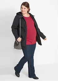 Veste softshell de grossesse et de portage, taille ajustable, bonprix