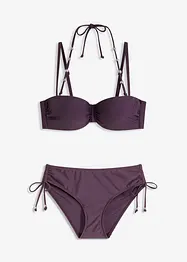Bikini balconnet (ens. 2 pces) avec paire de bretelles dos nu supplémentaire, bonprix