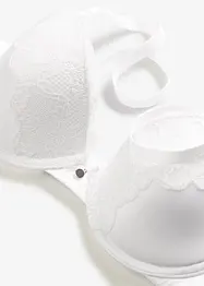 Soutien-gorge à coques satin et dentelle, bonprix