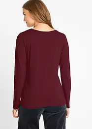 Lot de 2 T-shirts manches longues, bonprix