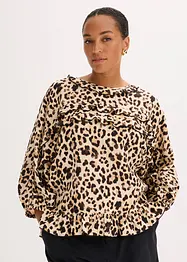Blouse en fine viscose mélangée, bonprix