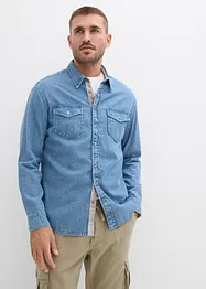 Chemise en jean 100% coton, bonprix