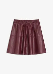 Jupe courte enduite, bonprix