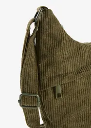 Sac à bandoulière en velours côtelé, bonprix