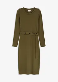 Robe midi en coton extensible, bonprix