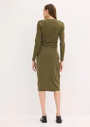 Robe midi en coton extensible, bonprix