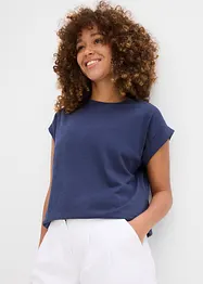Lot de 2 T-shirts longs 100% coton, bonprix