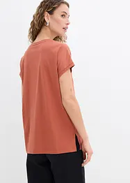 T-shirt ample avec dentelle, bonprix