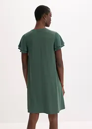 Robe en jersey à manches en crêpe, bonprix