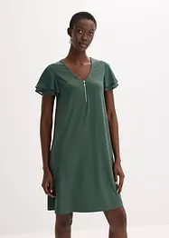 Robe en jersey à manches en crêpe, bonprix
