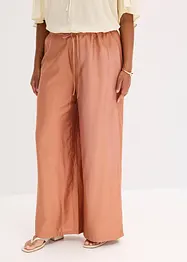 Pantalon palazzo aspect brillant, bonprix