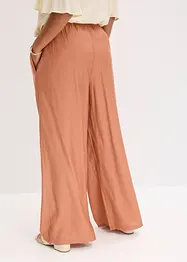 Pantalon palazzo aspect brillant, bonprix