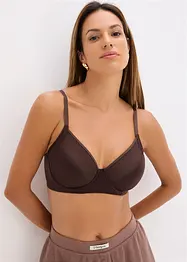 Lot de 2 soutiens-gorge avec effet brillant, bonprix