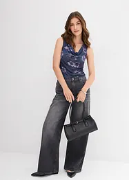 Top en mesh, bonprix