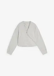 Sweat zippé en viscose mélangée un peu brillante, bonprix