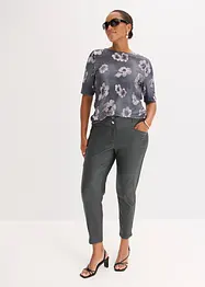 Pantalon extensible et brillant, bonprix