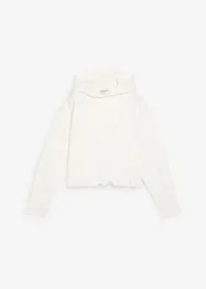 Sweat à capuche légèrement brillant en viscose mélangée, bonprix