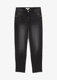 Jean barrel taille mi-haute, bonprix