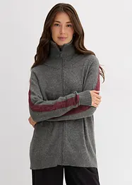 Gilet en maille douce de laine mélangée, bonprix