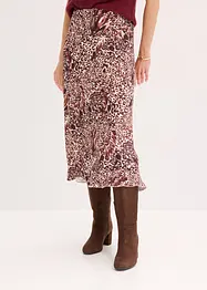 Jupe en satin texturé, bonprix