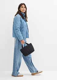 Doudoune en denim, bonprix