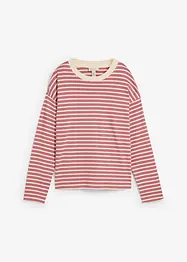 T-shirt manches longues en coton épais, bonprix