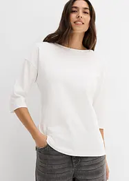 T-shirt col bateau 100% coton, bonprix