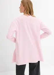 Long gilet molletonné en coton mélangé, bonprix