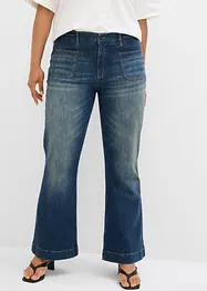 Jean flare, taille mi-haute, bonprix