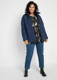 Veste matelassée légère avec capuche amovible, bonprix