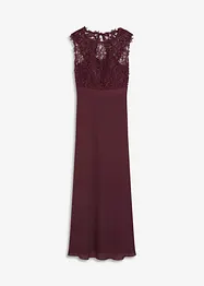 Robe longue avec dentelle, bonprix