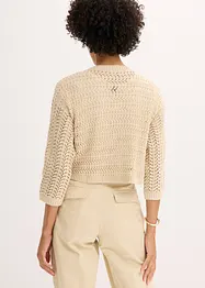 Boléro en crochet, manches coudes, bonprix