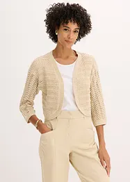 Boléro en crochet, manches coudes, bonprix