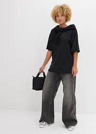 T-shirt long 100% coton, bonprix
