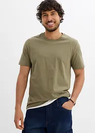 Lot de 2 T-shirts 100% coton, bonprix