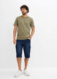 Lot de 2 T-shirts 100% coton, bonprix