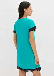Chemise de nuit en coton et dentelle, bonprix