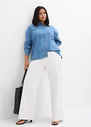 Chemise en jean oversize 100% coton, bonprix