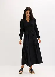 Robe longue avec dentelle, bonprix