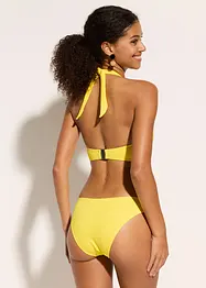 Bikini dos nu (ens. 2 pces) avec fronces, bonprix